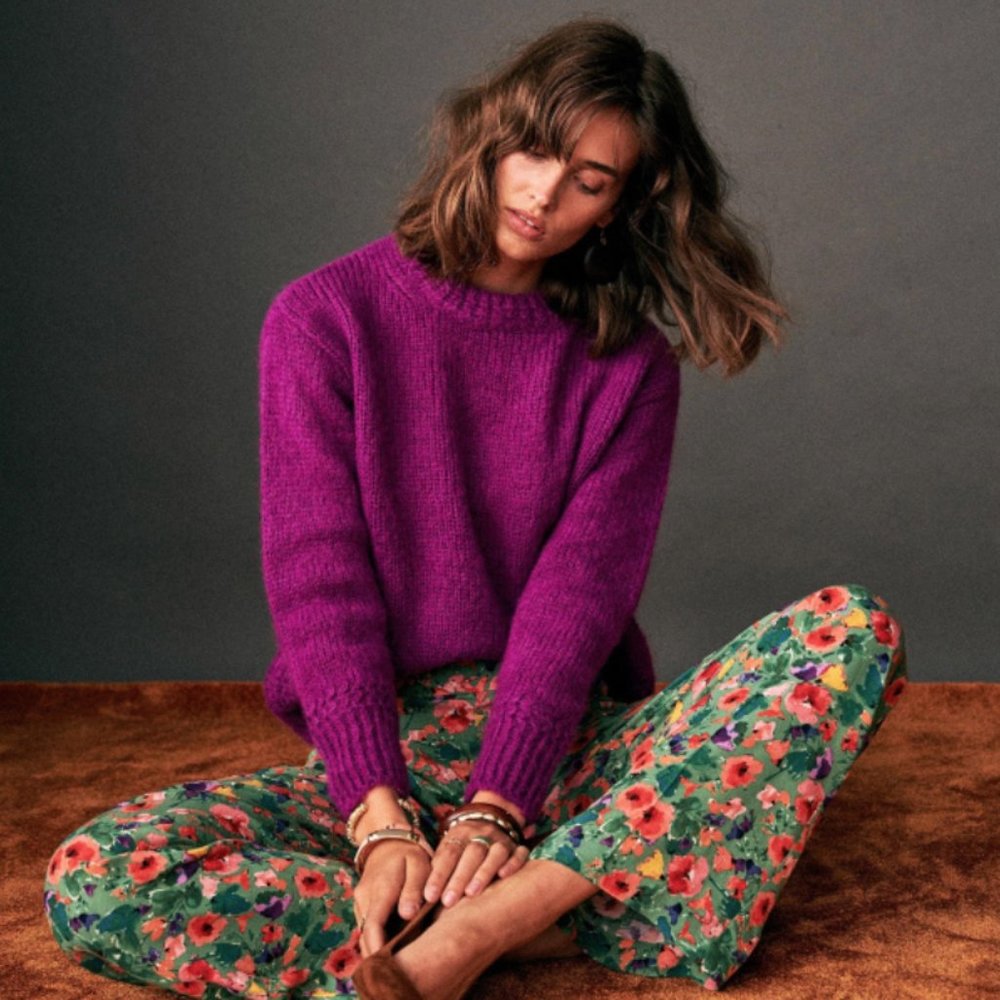 Sézane Chuck Jumper (Purple)